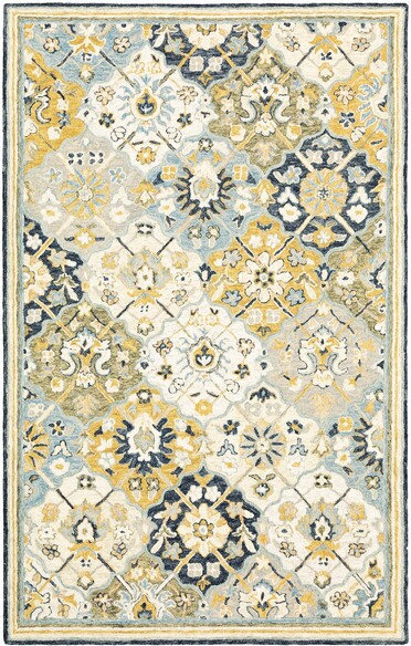 Oriental Weavers Alfresco 28406 Blue and  Gold