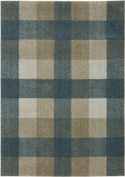 Oriental Weavers Alton 5093X Teal and  Grey