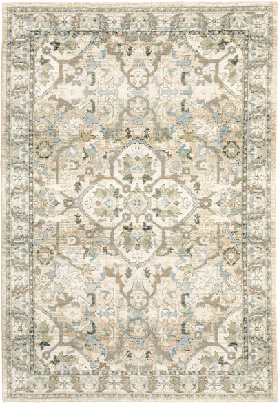 Oriental Weavers Andorra 9818G Beige and  Ivory