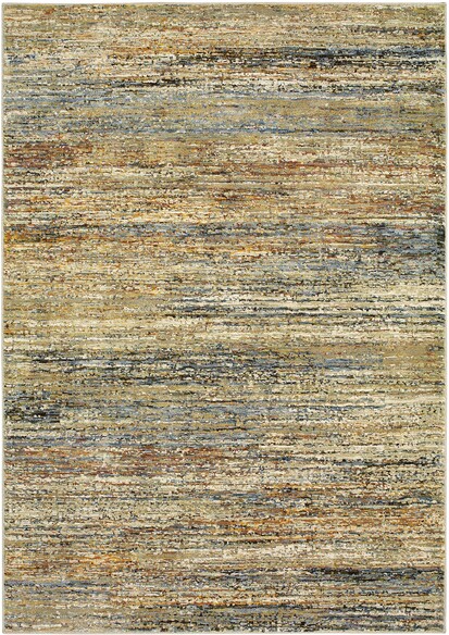 Oriental Weavers Atlas 8037J Gold and  Green