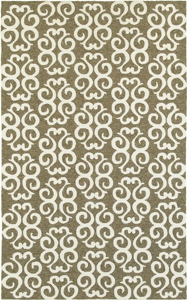 Oriental Weavers Atrium 51108 Brown and  Ivory