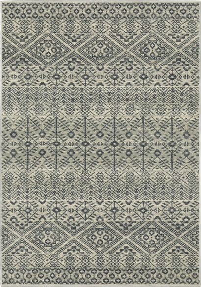 Oriental Weavers Branson BR02A Blue and  Beige