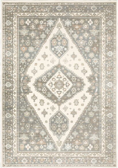 Oriental Weavers Capistrano 511E1 Ivory and  Grey