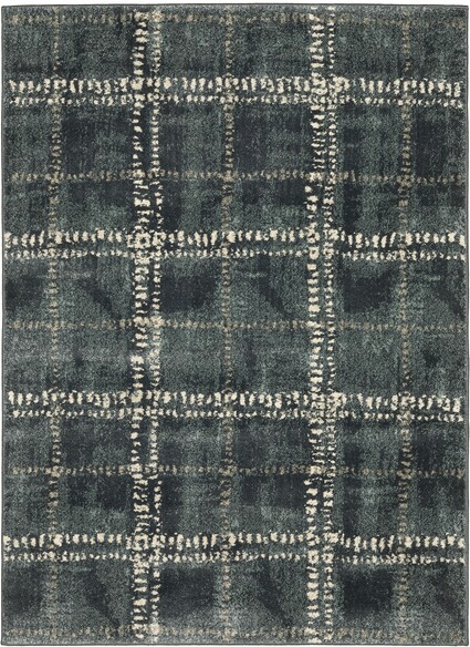 Oriental Weavers Carson 0746J Blue and  Ivory