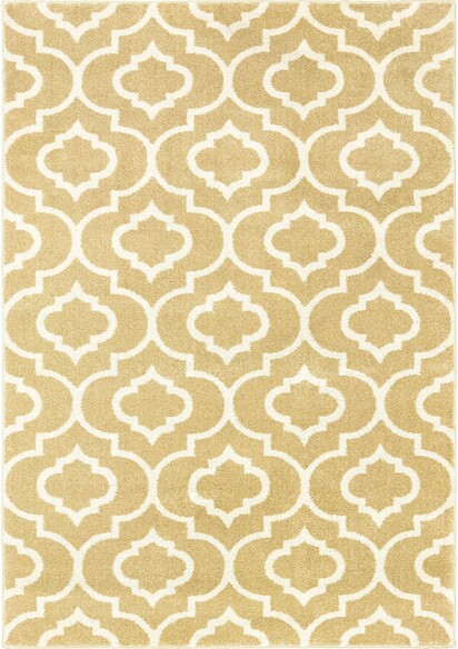 Oriental Weavers Carson 9672E Gold and  Ivory