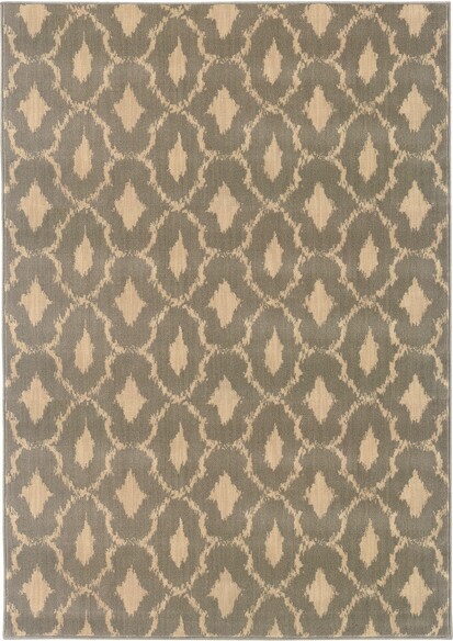 Oriental Weavers Casablanca 4453A Blue and  Ivory