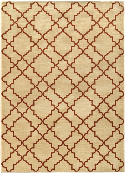 Oriental Weavers Casablanca 5178E Beige and  Rust