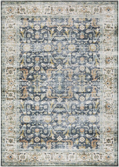 Oriental Weavers Charleston CHA05 Blue and  Gold