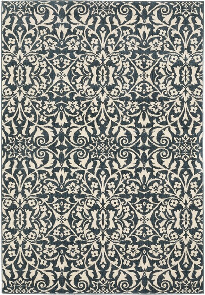 Oriental Weavers Fiona 5501B Blue and  Ivory