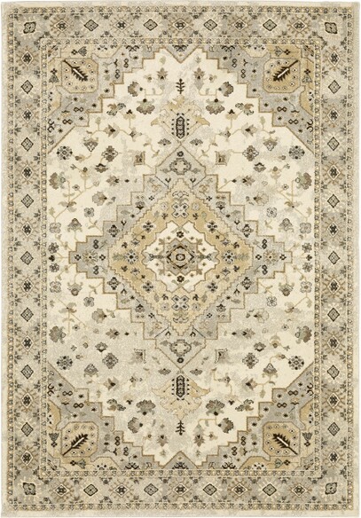 Oriental Weavers Florence 4332X Beige and  Grey