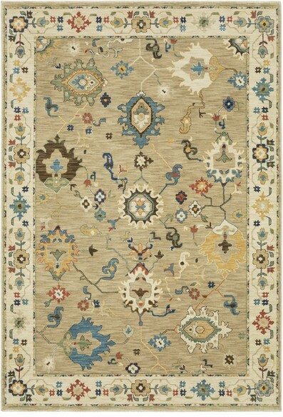 Oriental Weavers Francesca FR04E Beige and  Multi