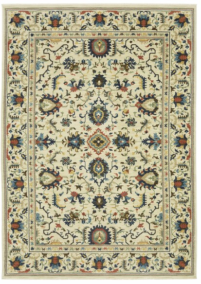 Oriental Weavers Francesca FR10A Ivory and  Multi