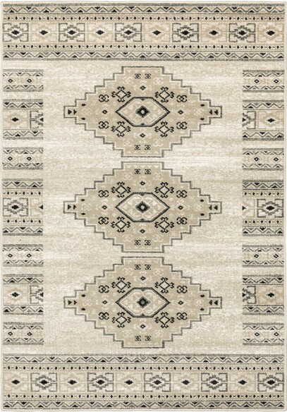 Oriental Weavers Georgia 643A0 Ivory and  Grey