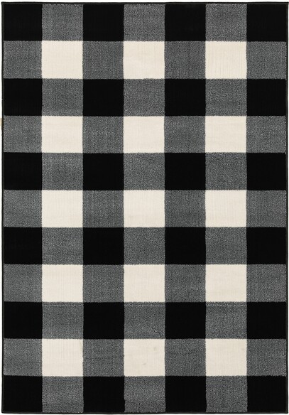 Oriental Weavers Georgia 678D0 Black and  Ivory