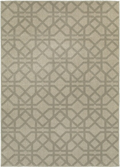 Oriental Weavers Highlands 6638E Grey and  Beige