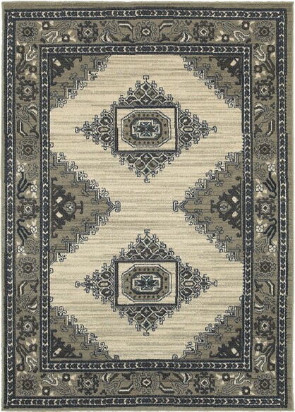 Oriental Weavers Highlands 6658B Beige and  Grey
