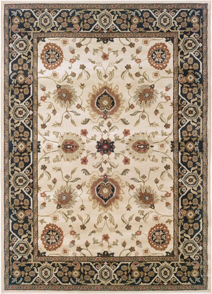 Oriental Weavers Hudson 1338C Beige and  Black