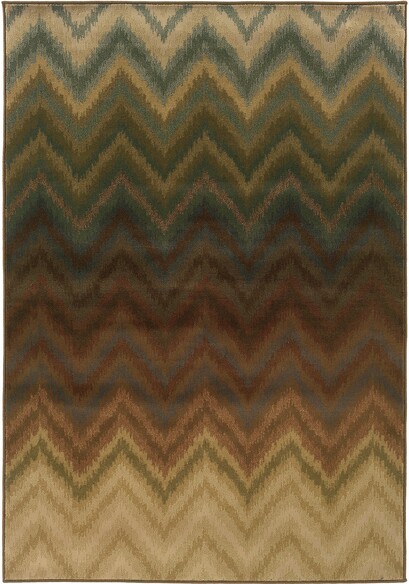 Oriental Weavers Hudson 3458A Brown and  Multi