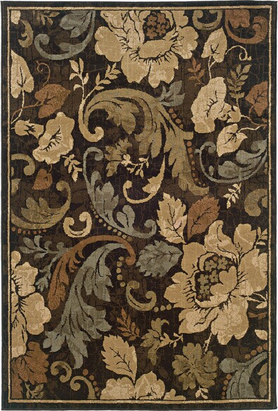 Oriental Weavers Huntington 1279E Brown and  Beige