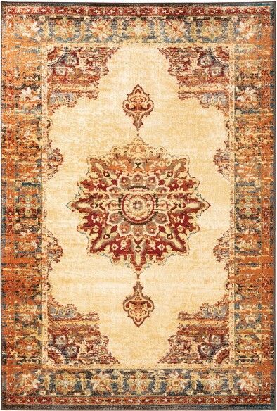 Oriental Weavers Juliette 8120W Gold and  Orange