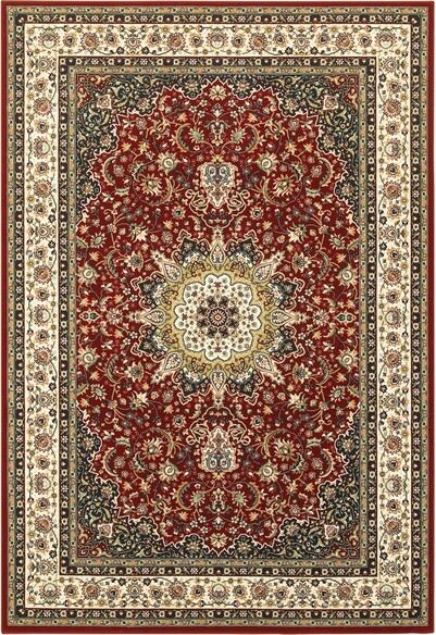 Oriental Weavers Kashan 119N1 Red and  Ivory