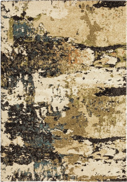 Oriental Weavers Kendall 4928X Beige and  Charcoal