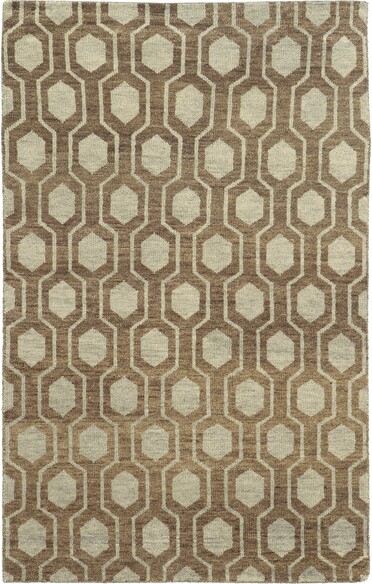 Oriental Weavers Maddox 56504 Brown and  Blue