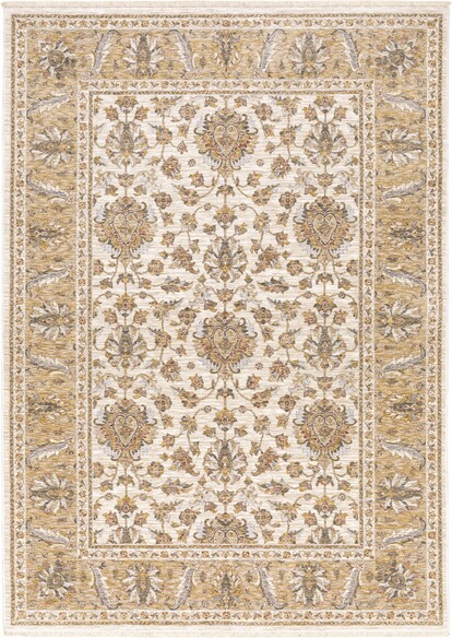Oriental Weavers Maharaja 5091W Ivory and  Gold