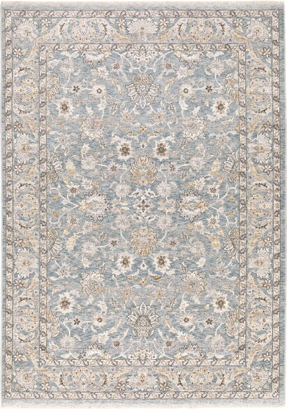 Oriental Weavers Maharaja 070E1 Blue and  Ivory