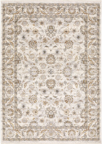 Oriental Weavers Maharaja 070W1 Ivory and  Grey