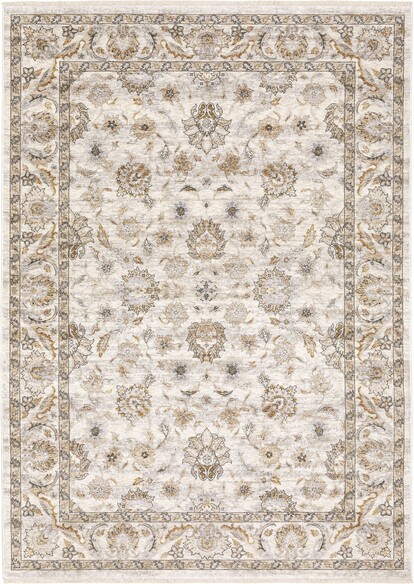 Oriental Weavers Maharaja 070W1 Ivory and  Grey