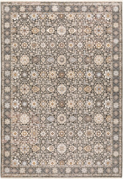 Oriental Weavers Maharaja 071N1 Grey and  Ivory