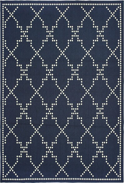 Oriental Weavers Marina 7765B Navy and  Ivory