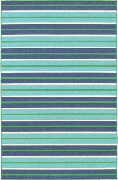 Oriental Weavers Meridian 9652F Blue and  Green