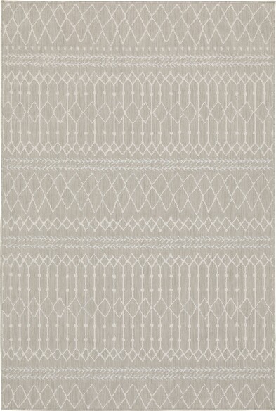 Oriental Weavers Portofino 670H4 Grey and  Ivory