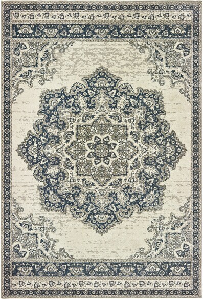 Oriental Weavers Richmond 5504I Ivory and  Navy