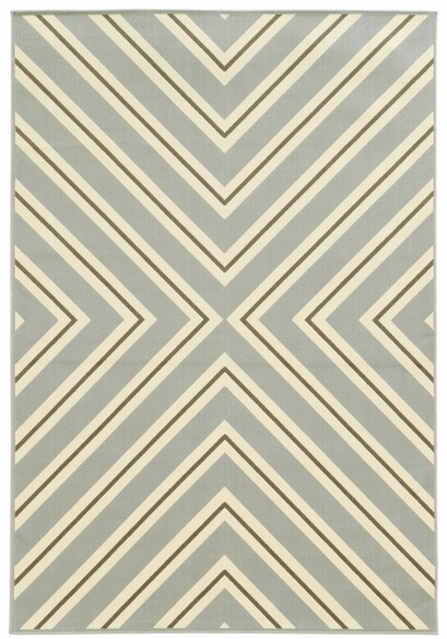 Oriental Weavers Riviera 4589P Grey and  Ivory
