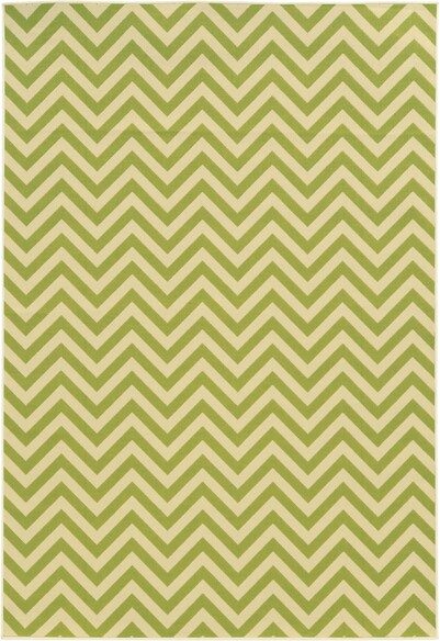 Oriental Weavers Riviera 4593K Green and  Ivory