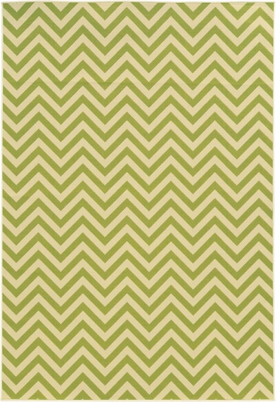 Oriental Weavers Riviera 4593K Green and  Ivory