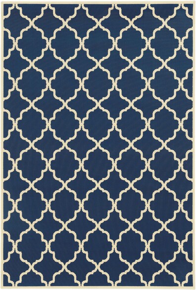 Oriental Weavers Riviera 4770L Blue and  Ivory