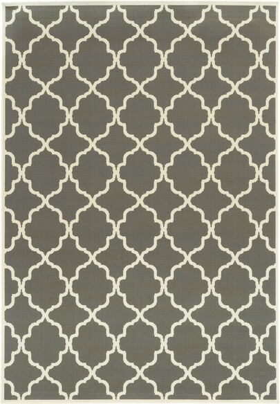 Oriental Weavers Riviera 4770W Grey and  Ivory