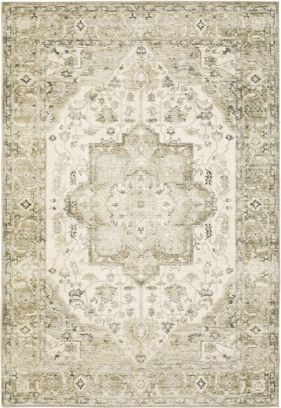 Oriental Weavers Savoy 28108 Tan and  Ivory