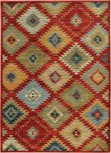 Oriental Weavers Sedona 5936D Red and  Multi