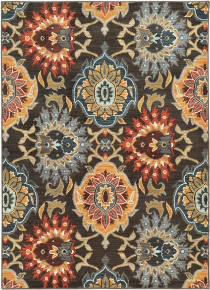 Oriental Weavers Sedona 6369D Brown and  Multi