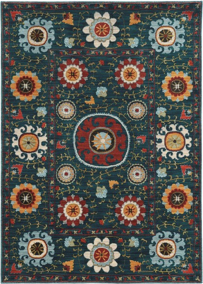 Oriental Weavers Sedona 6408B Blue and  Multi