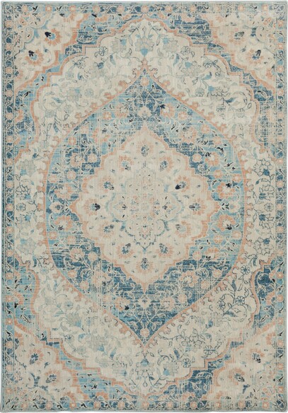 Oriental Weavers Xanadu 532L6 Blue and  Orange