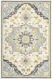 Oriental Weavers Alfresco 28402 Blue and  Ivory