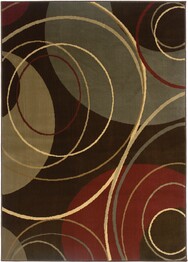 Oriental Weavers Amelia 662K6 Brown and  Red