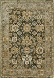 Oriental Weavers Andorra 2417B Green and  Gold