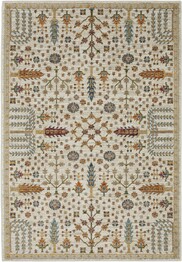 Oriental Weavers Andorra 2449B Ivory and Gold